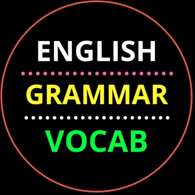 English Vocabulary | Grammar